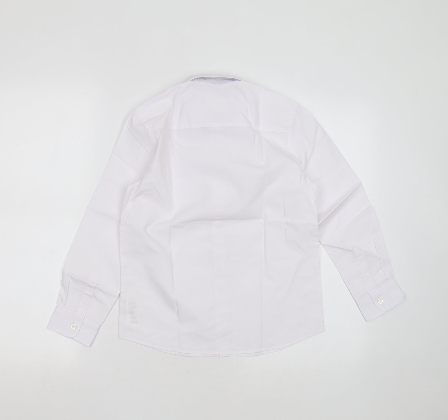 F&F Boys White  Polyester Basic Button-Up Size 8-9 Years Collared Button - school