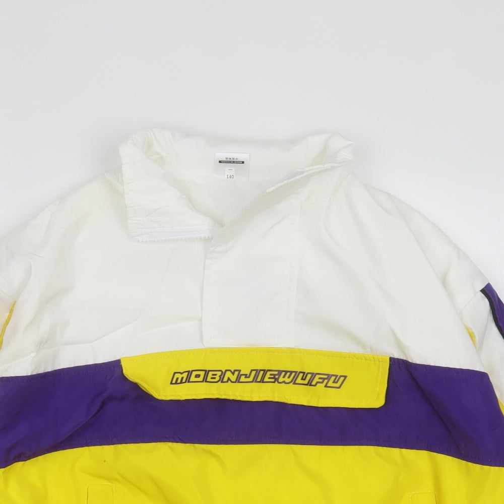 Preworn Boys Yellow   Jacket  Size 10 Years