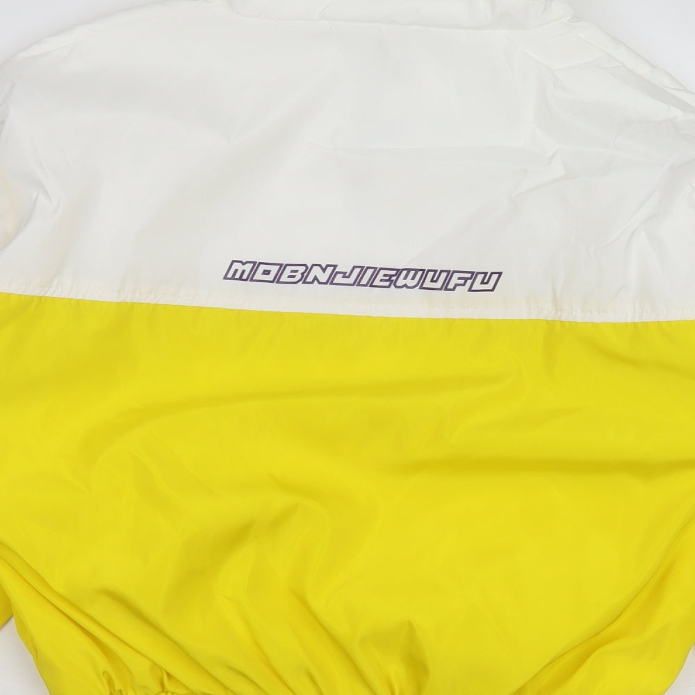 Preworn Boys Yellow   Jacket  Size 10 Years
