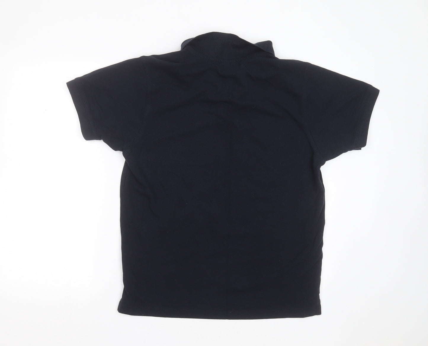 Printer Activewear Mens Blue  Cotton  Polo Size L Collared
