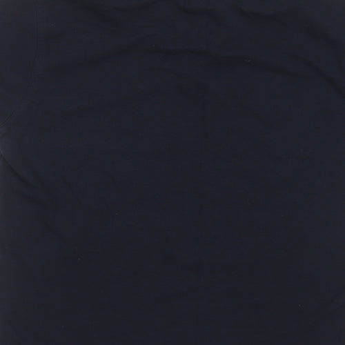 Printer Activewear Mens Blue  Cotton  Polo Size L Collared