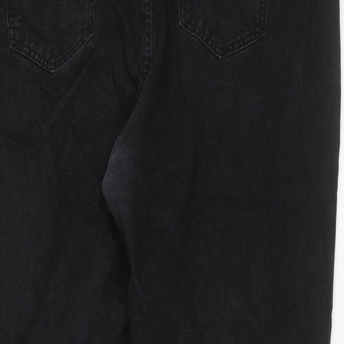 SheIn Womens Grey  Cotton Mom Jeans Size 4XL L26 in Regular Zip