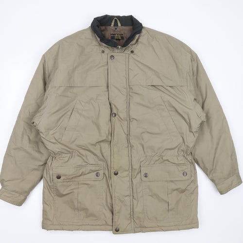 CLASSIC STYLE Mens Green   Jacket Coat Size L  Zip