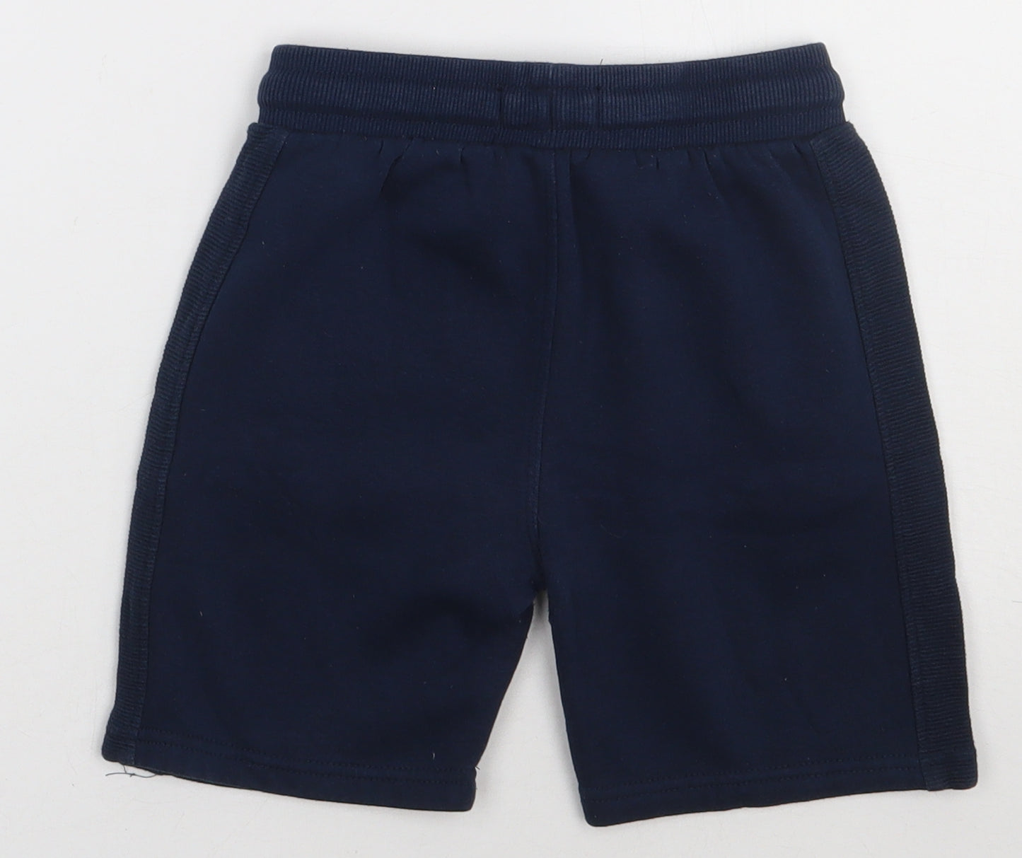 NEXT Boys Blue  Cotton Sweat Shorts Size 6 Years  Regular Tie
