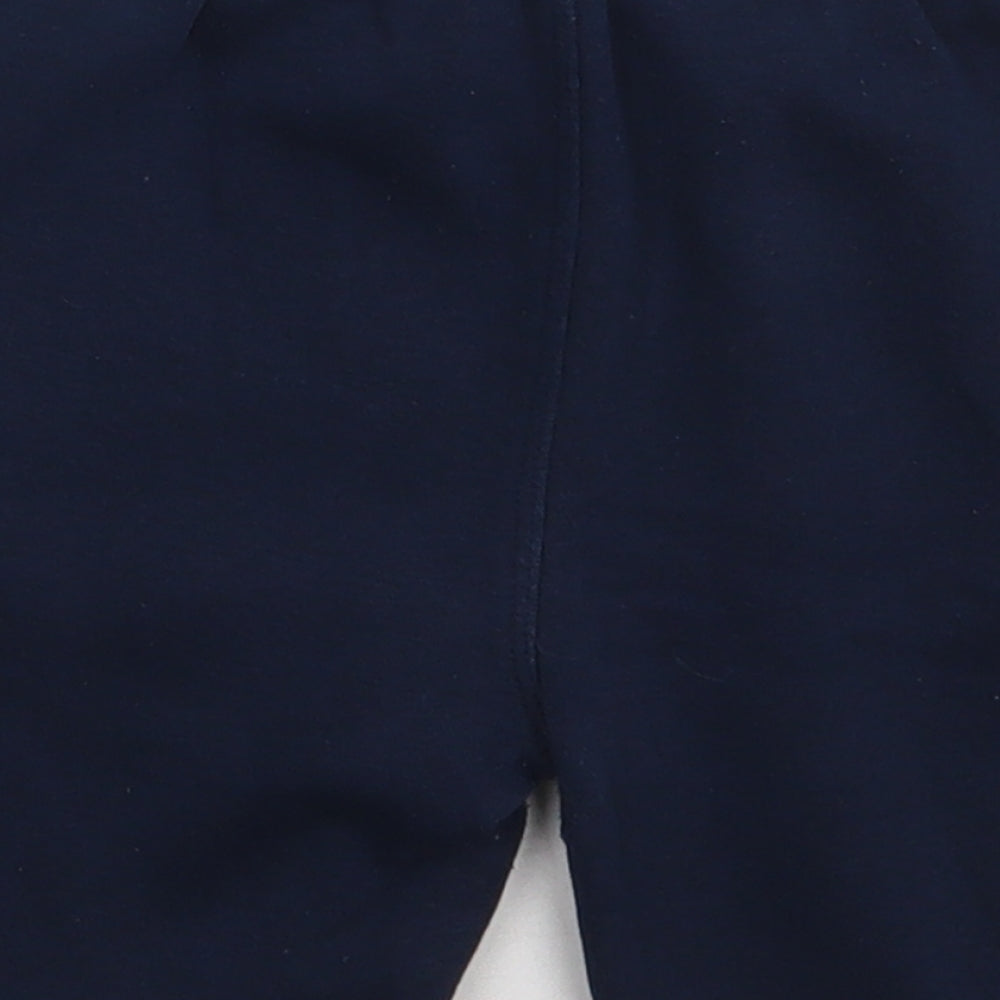 NEXT Boys Blue  Cotton Sweat Shorts Size 6 Years  Regular Tie