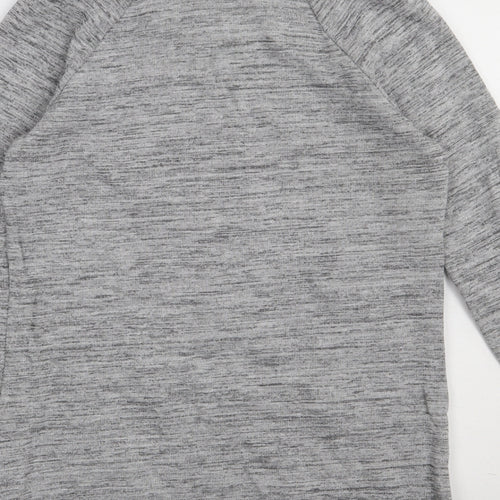 NEXT Womens Grey  Polyester Jumper Dress  Size 12  Roll Neck Pullover