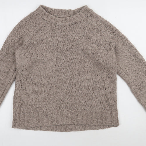 Primark Womens Brown  Acrylic Pullover Sweatshirt Size M  Pullover