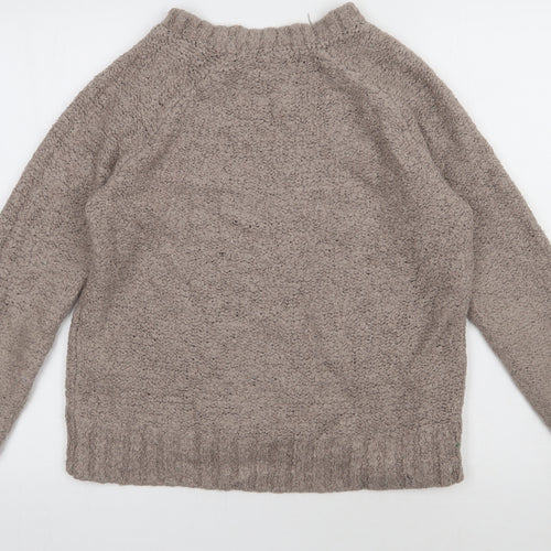 Primark Womens Brown  Acrylic Pullover Sweatshirt Size M  Pullover