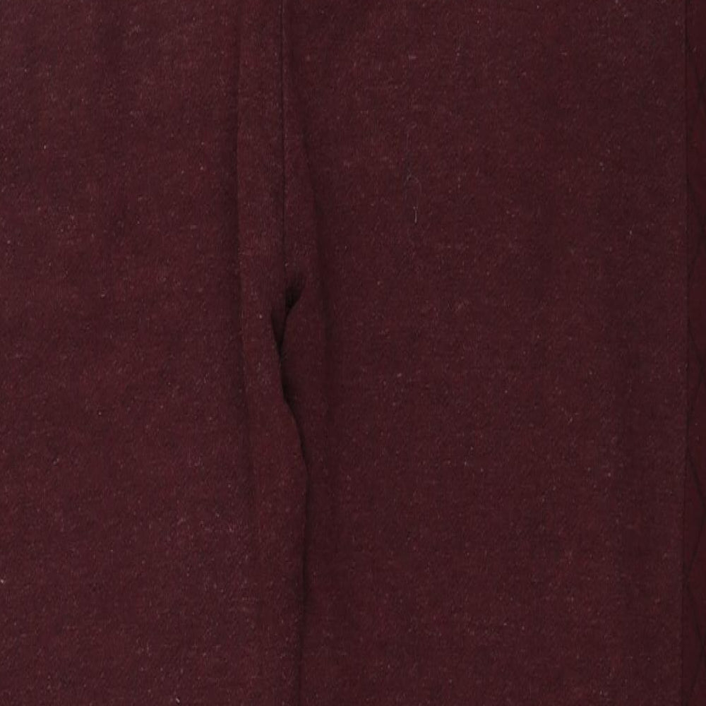 RT Mens Purple  Polyester Jogger Trousers Size XL L34 in Regular Tie