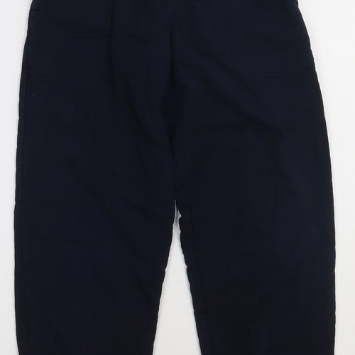 Marks and Spencer Boys Blue  Coir Jogger Trousers Size 9 Months  Regular Tie