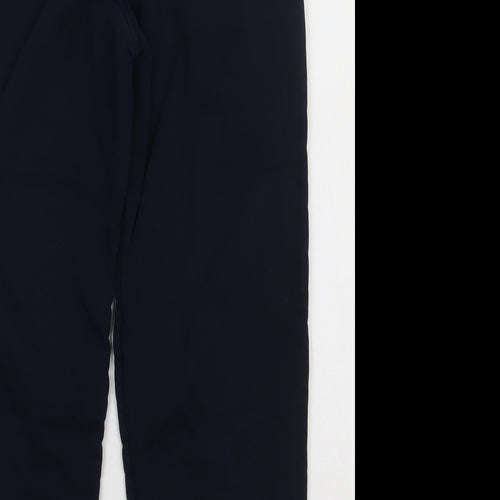 Marks and Spencer Boys Blue  Coir Jogger Trousers Size 9 Months  Regular Tie