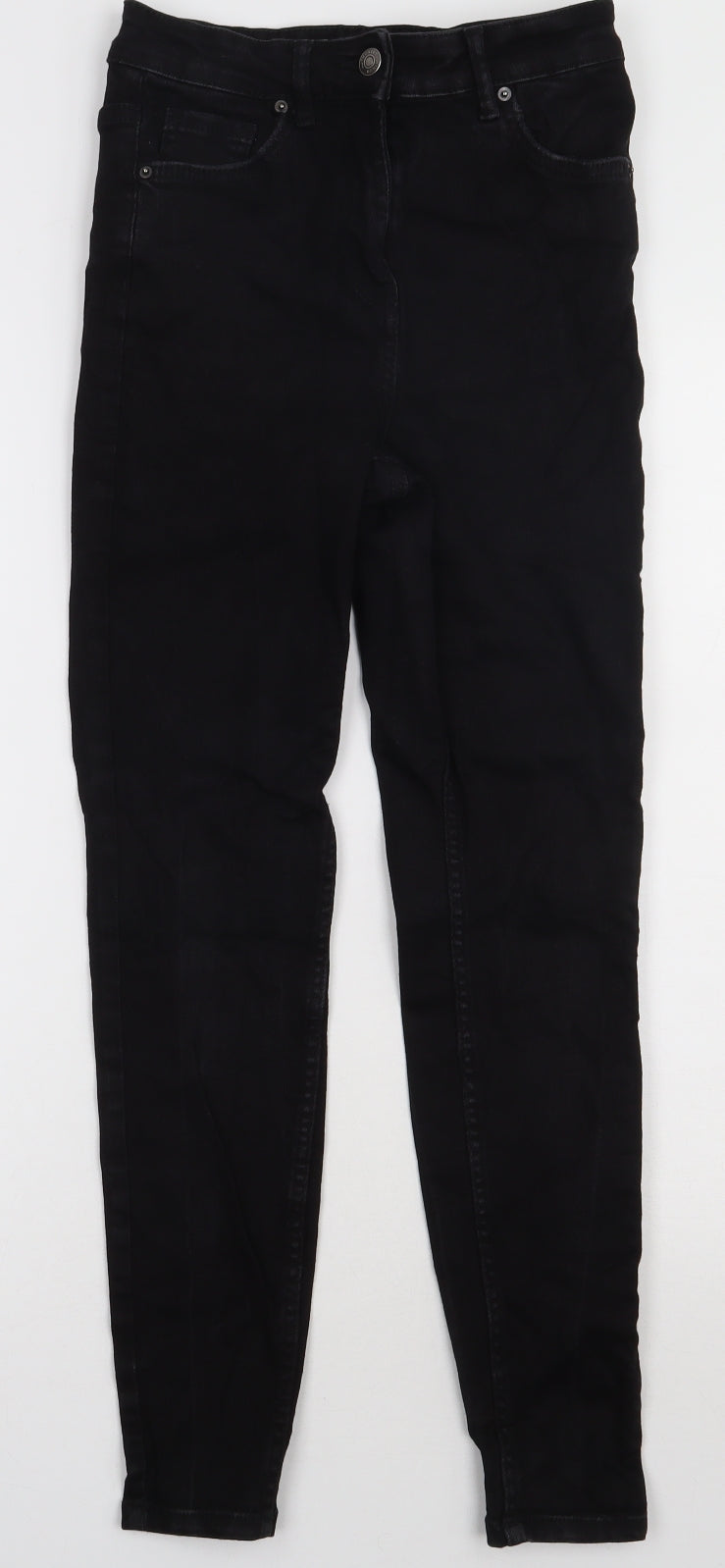 Matalan Womens Black  Coir Skinny Jeans Size 10 L29 in Regular Button