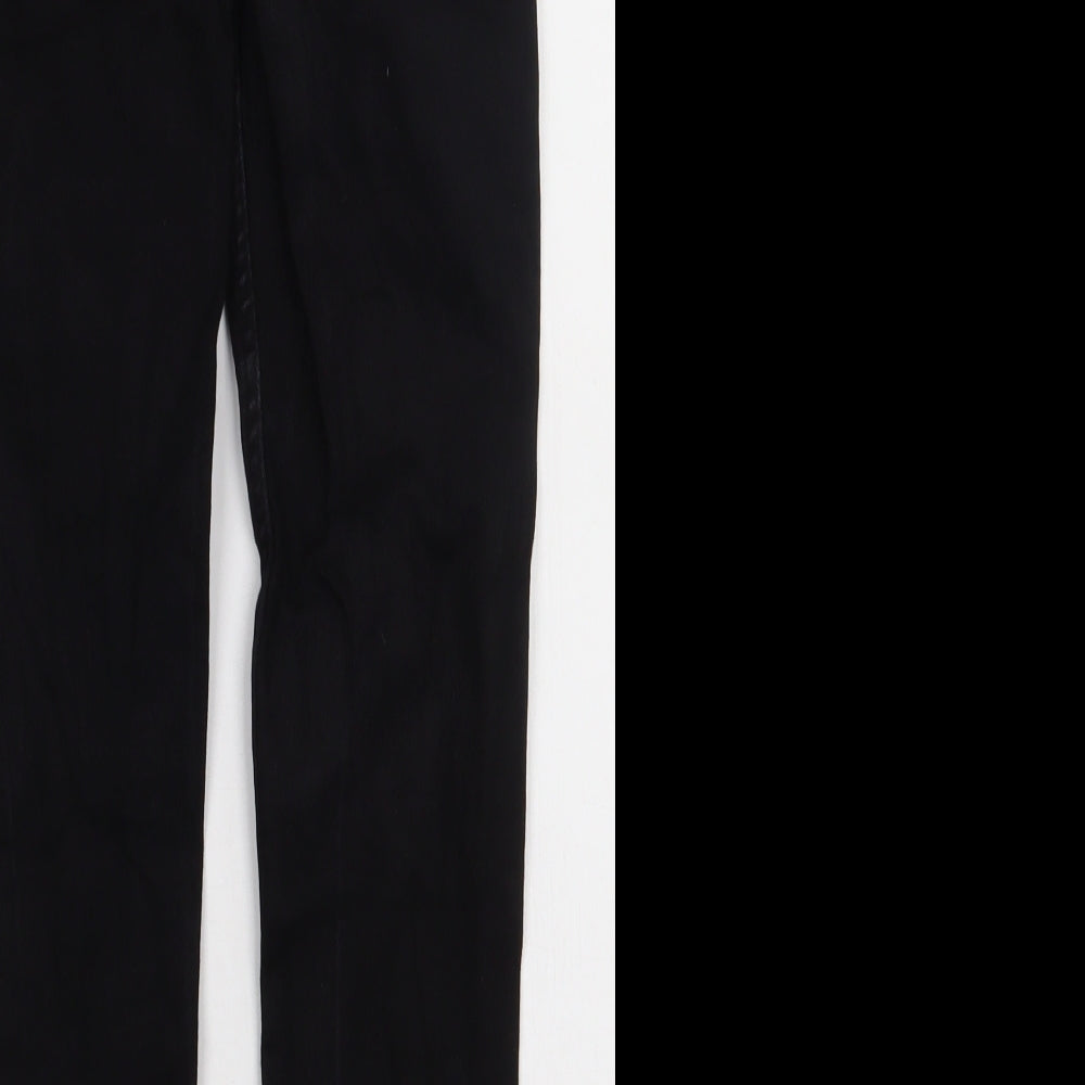 Matalan Womens Black  Coir Skinny Jeans Size 10 L29 in Regular Button