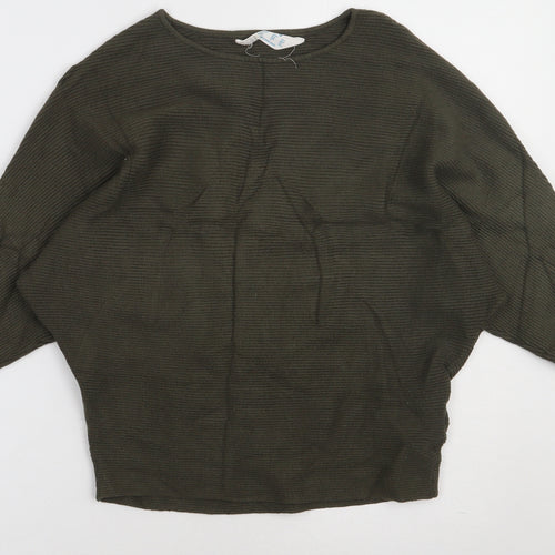 Primark Womens Green  Viscose Pullover Sweatshirt Size S  Pullover