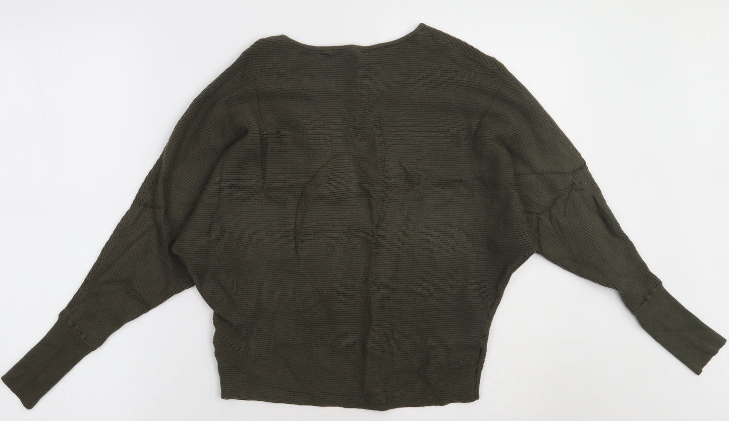 Primark Womens Green  Viscose Pullover Sweatshirt Size S  Pullover