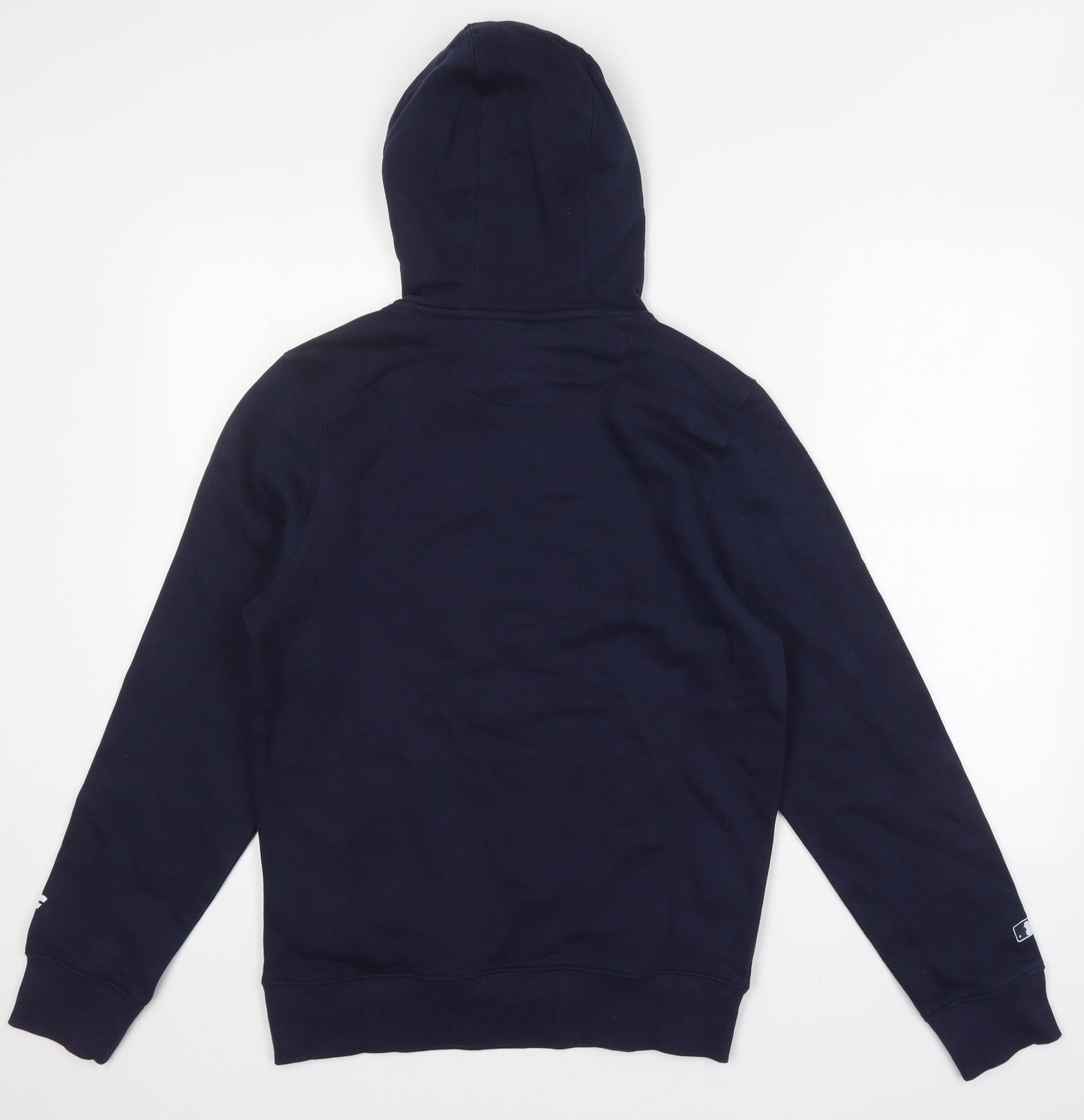 New York Yankees Mens Blue  Cotton Pullover Hoodie Size S