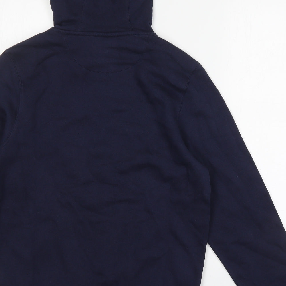 New York Yankees Mens Blue  Cotton Pullover Hoodie Size S