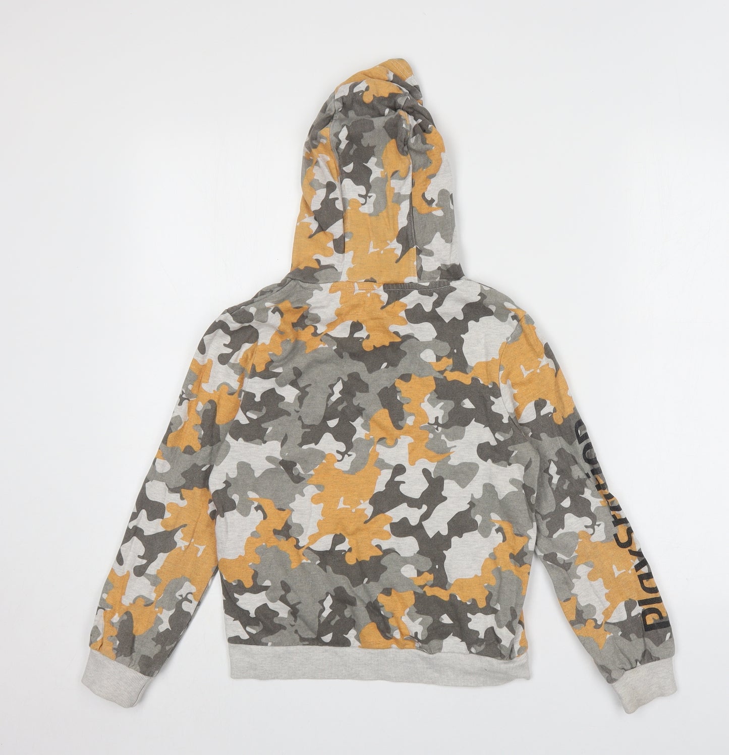 Nutmeg Boys Green Camouflage Cotton Pullover Hoodie Size 9-10 Years  Pullover