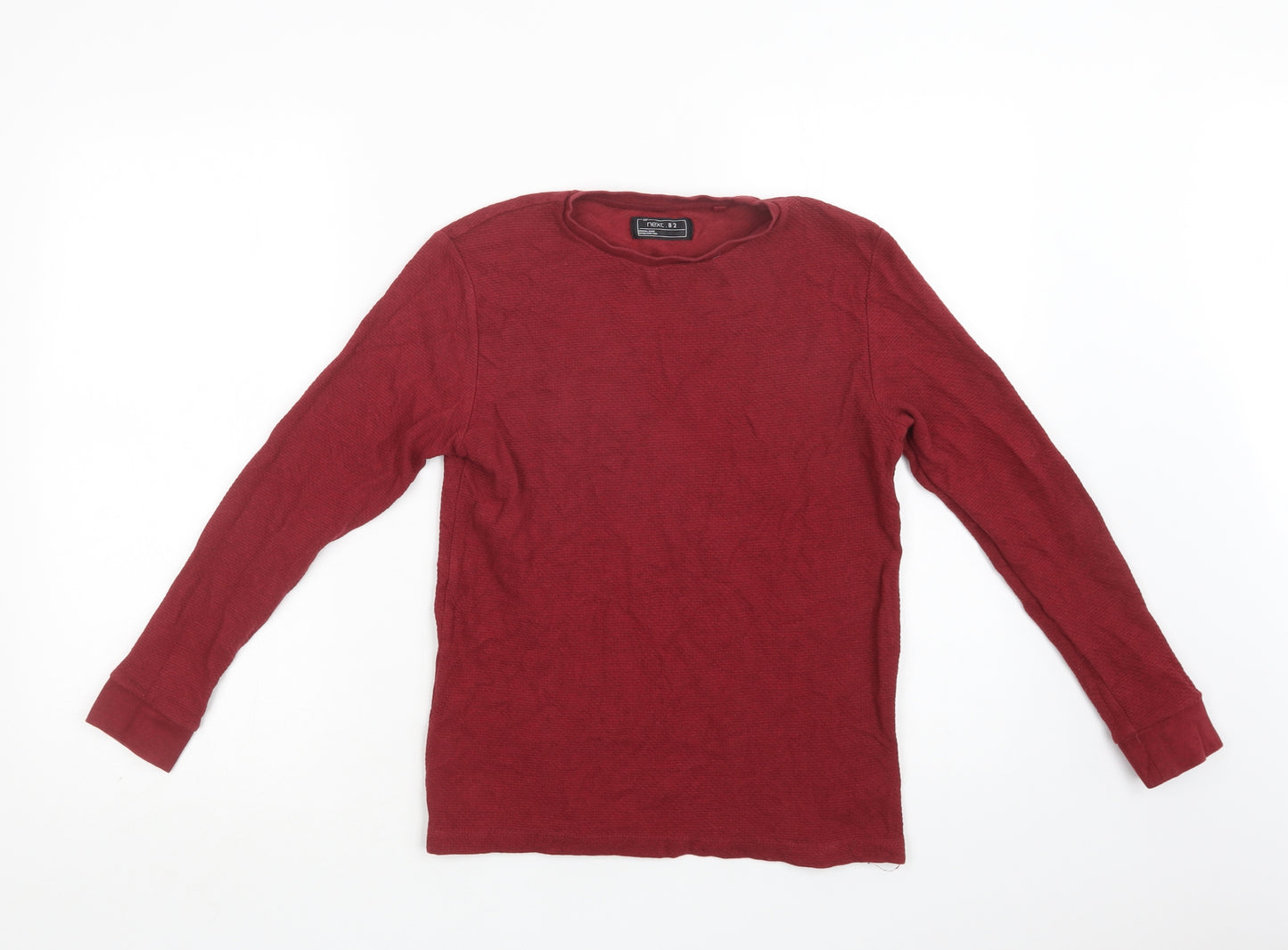NEXT Boys Red  Cotton Pullover Sweatshirt Size 10 Years