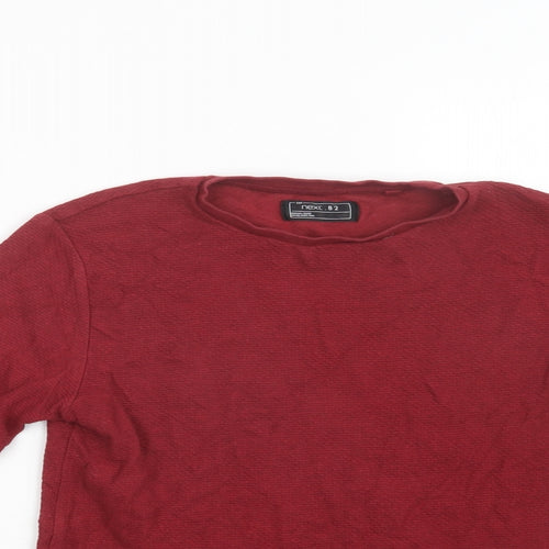 NEXT Boys Red  Cotton Pullover Sweatshirt Size 10 Years