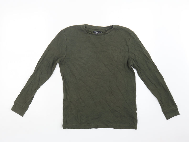 NEXT Boys Green  Cotton Pullover Sweatshirt Size 10 Years