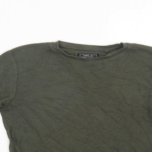 NEXT Boys Green  Cotton Pullover Sweatshirt Size 10 Years