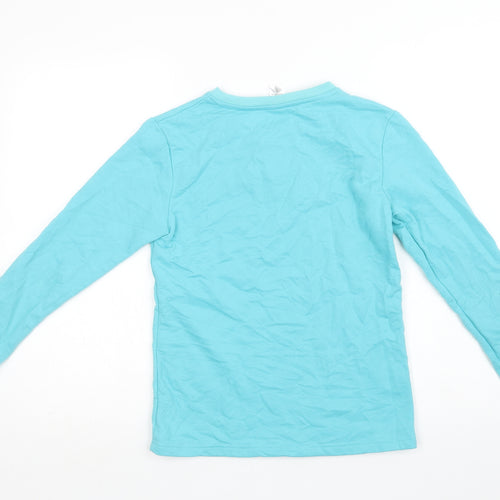 Peacocks Boys Blue  Polyester Pullover Sweatshirt Size 12-13 Years