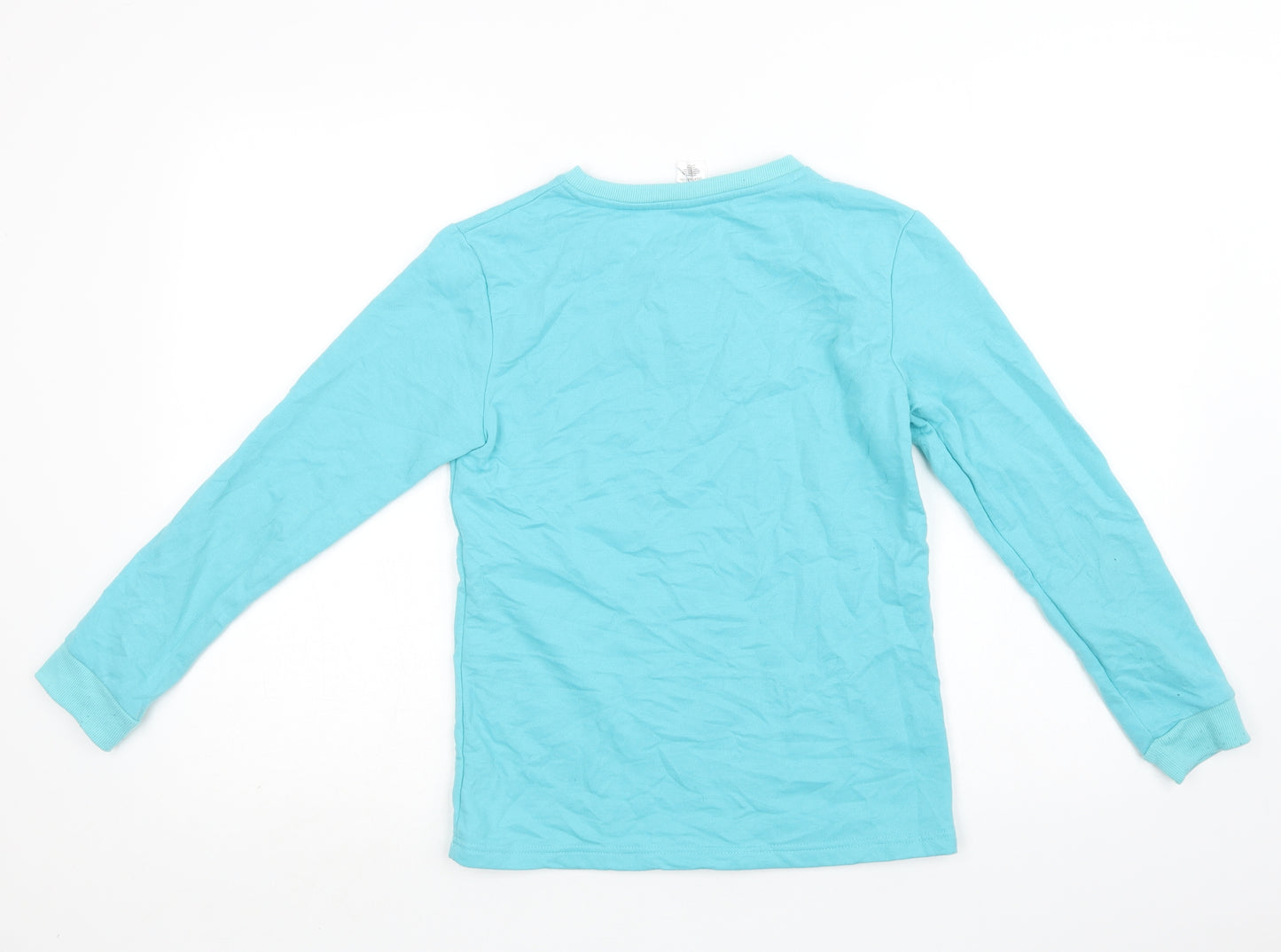 Peacocks Boys Blue  Polyester Pullover Sweatshirt Size 12-13 Years