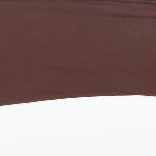 Candy Couture Girls Brown  Cotton Pullover Sweatshirt Size 15 Years   - Cropped