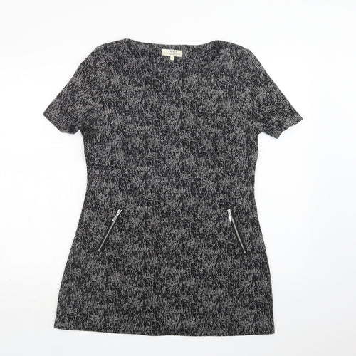 Papaya Womens Grey  Polyacrylate Fibre Mini  Size 12  Round Neck