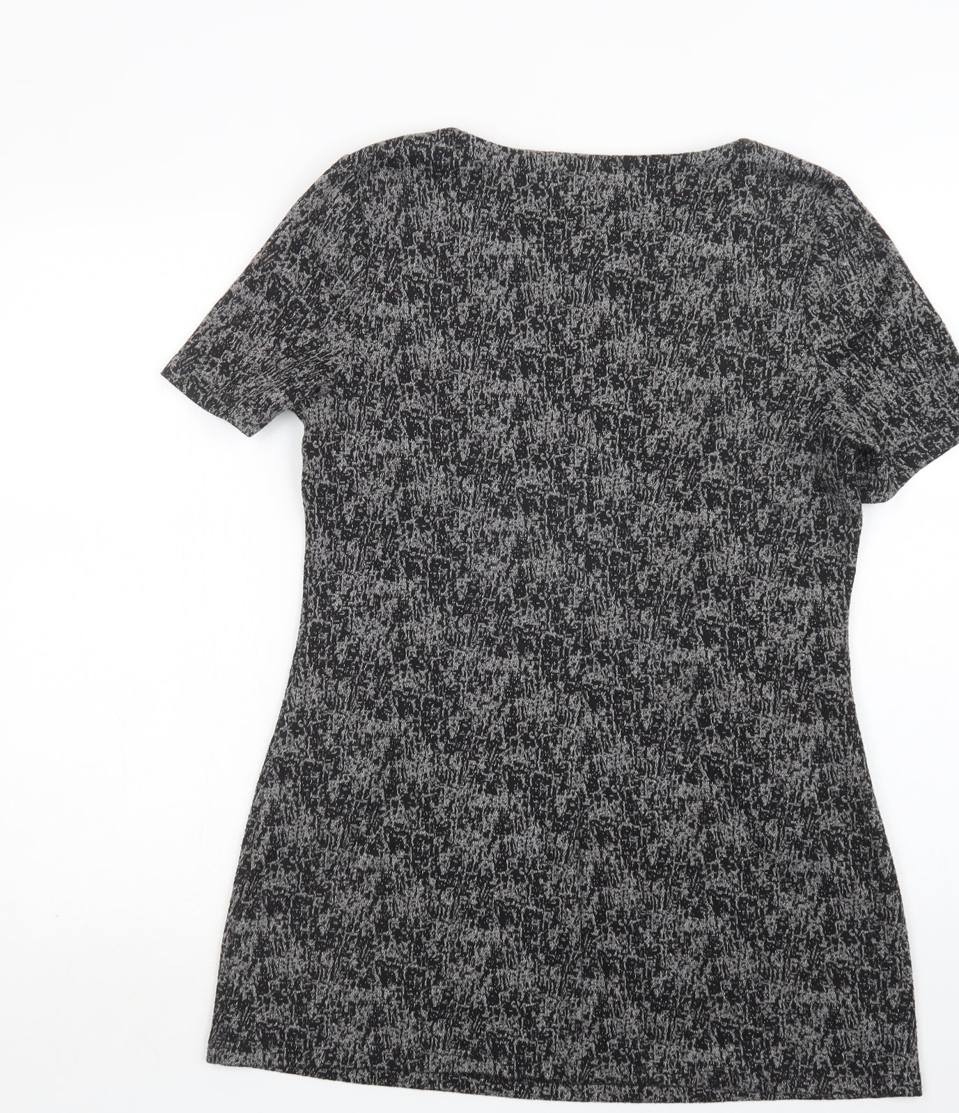 Papaya Womens Grey  Polyacrylate Fibre Mini  Size 12  Round Neck