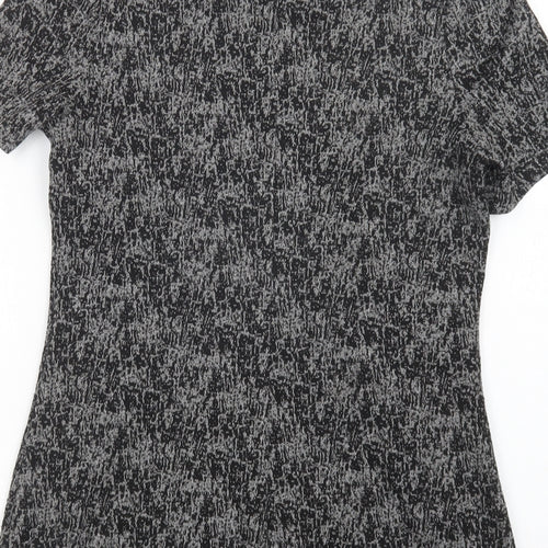 Papaya Womens Grey  Polyacrylate Fibre Mini  Size 12  Round Neck
