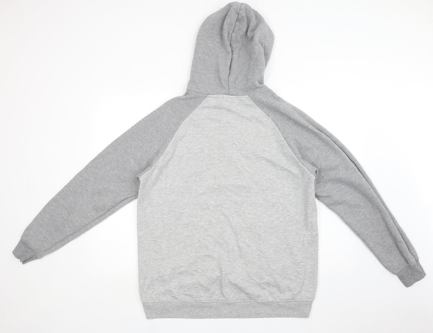 Primark Mens Grey  Cotton Pullover Hoodie Size M