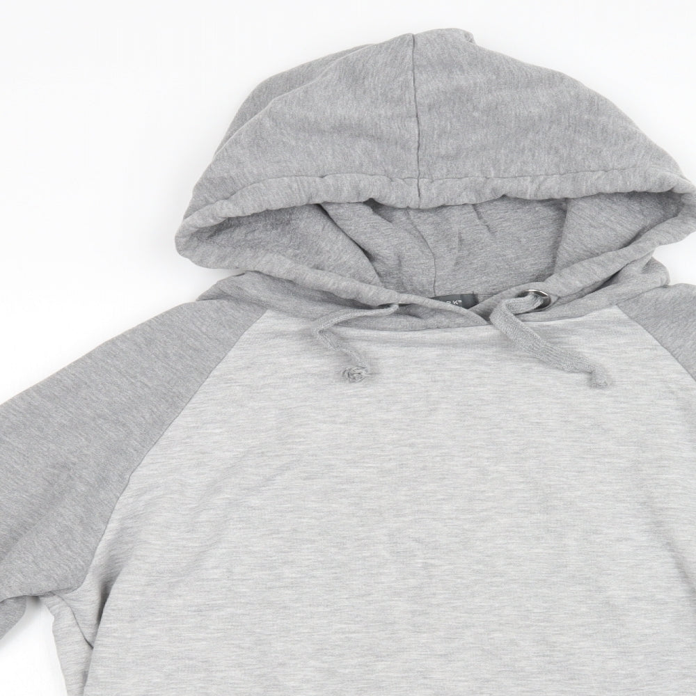 Primark Mens Grey  Cotton Pullover Hoodie Size M