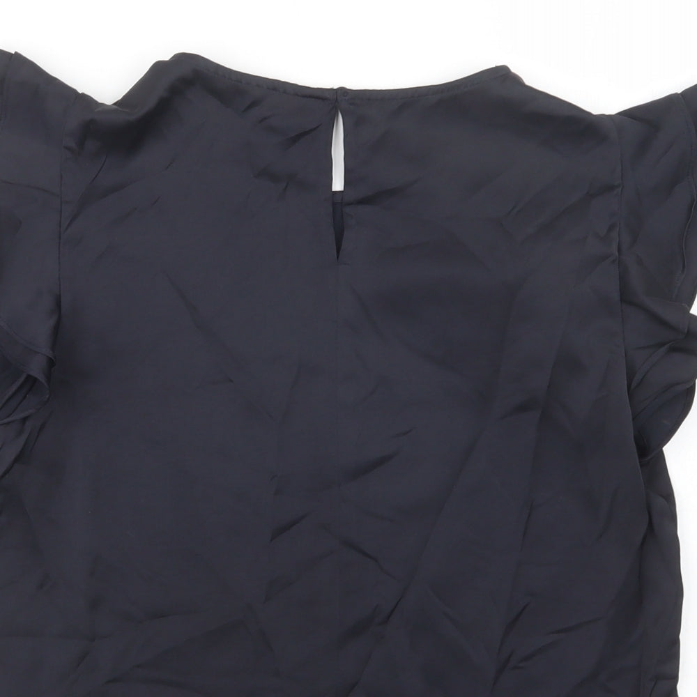 Zara Womens Black   Camisole Blouse Size M Round Neck