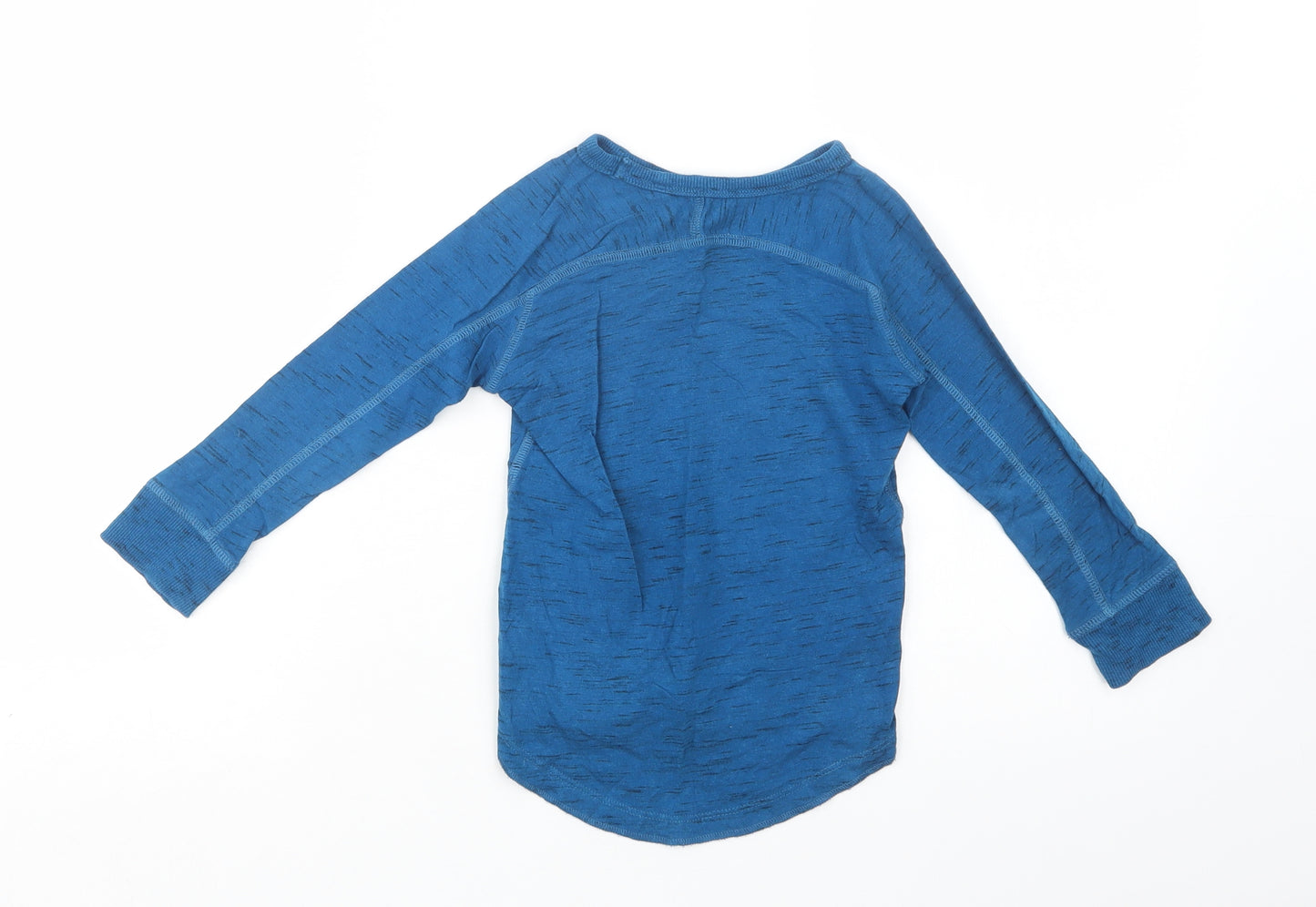 NEXT Girls Green  Cotton Basic Blouse Size 2-3 Years Crew Neck