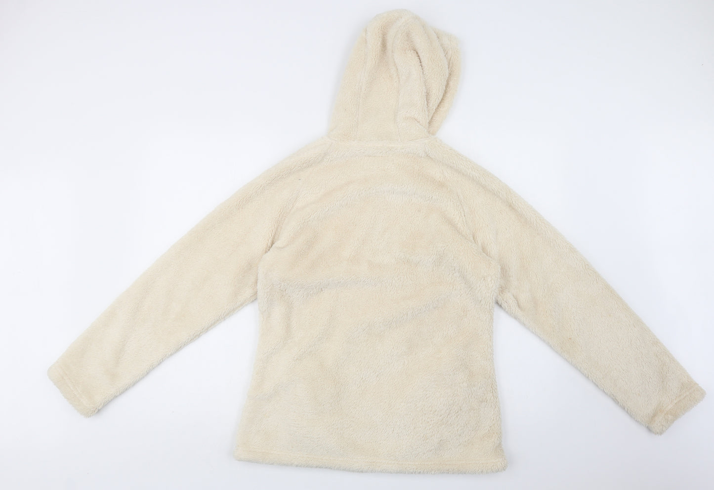 Peter Storm Womens Beige  Polyester Henley Hoodie Size 14  Zip