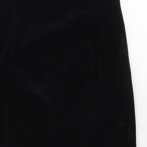 In Wear Womens Black  Cotton Mini Skort Size S