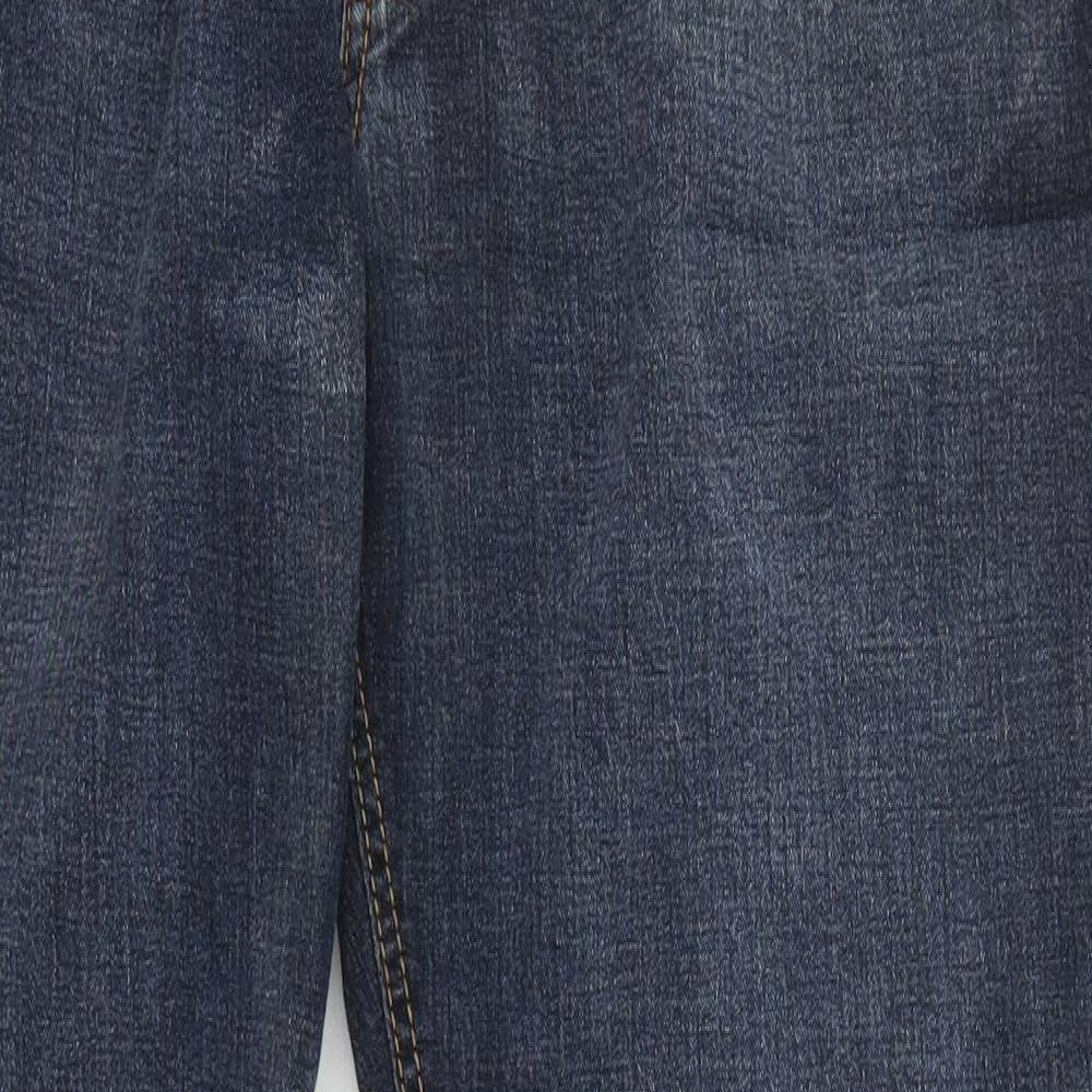 Urban Star Mens Blue  Cotton Straight Jeans Size 36 L32 in Regular Button