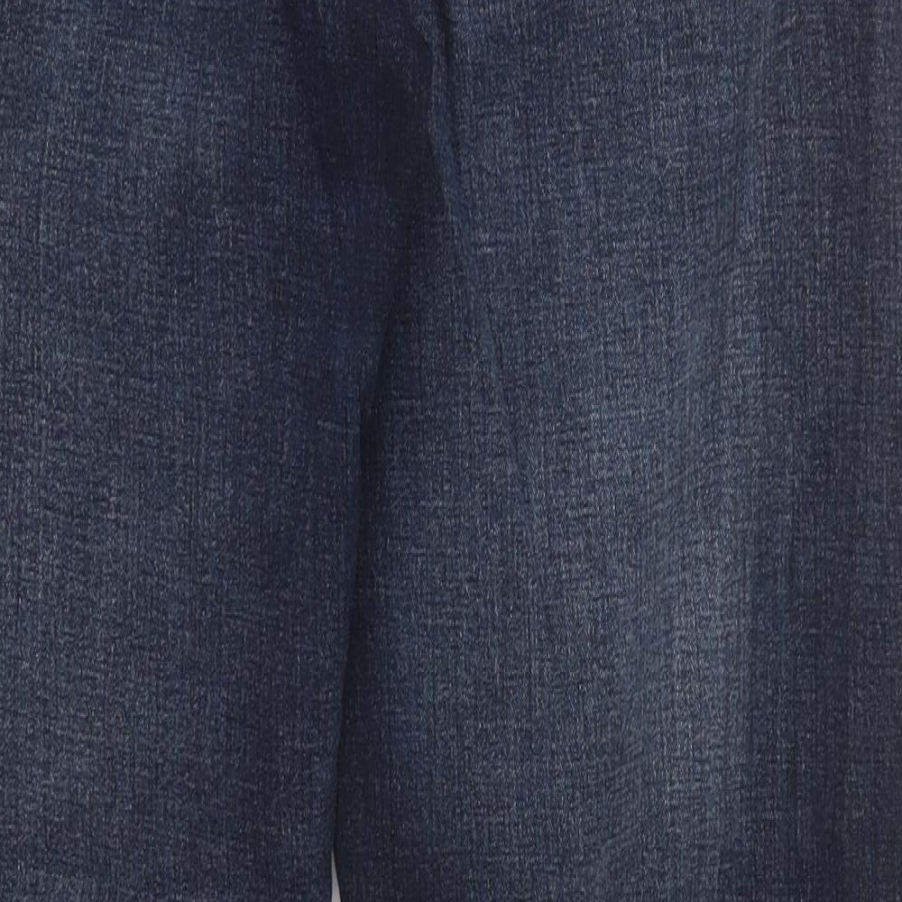 Urban Star Mens Blue  Cotton Straight Jeans Size 36 L32 in Regular Button