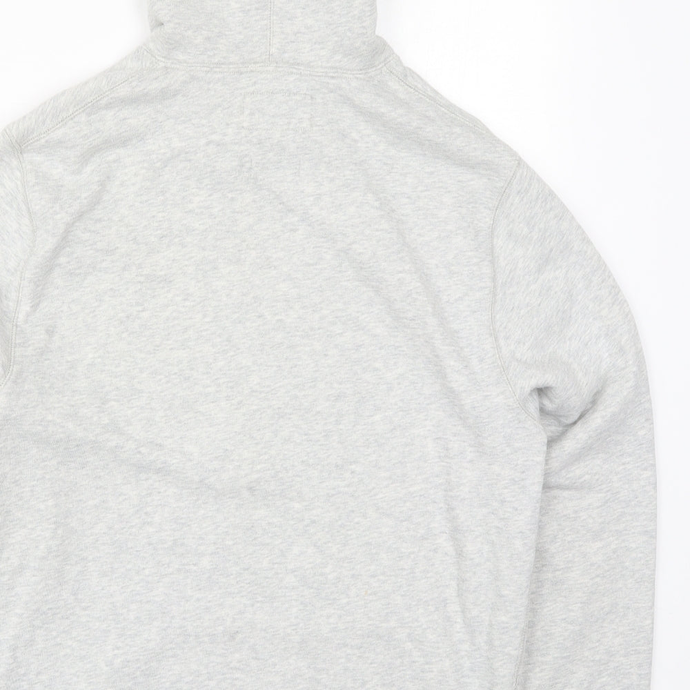 Jack Wills Mens Grey  Cotton Pullover Hoodie Size M