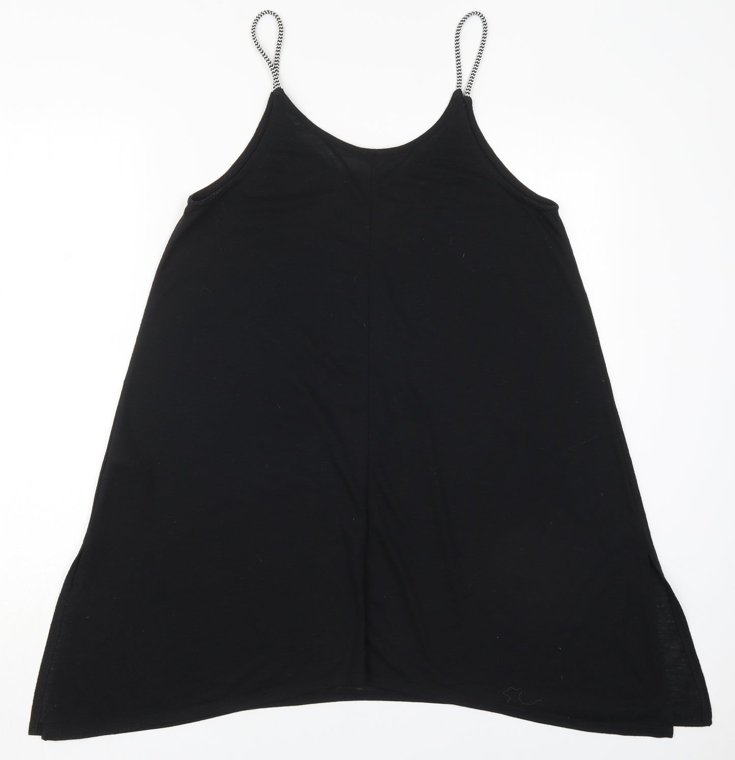 George Womens Black  Polyester Tank Dress  Size M  Scoop Neck Pullover