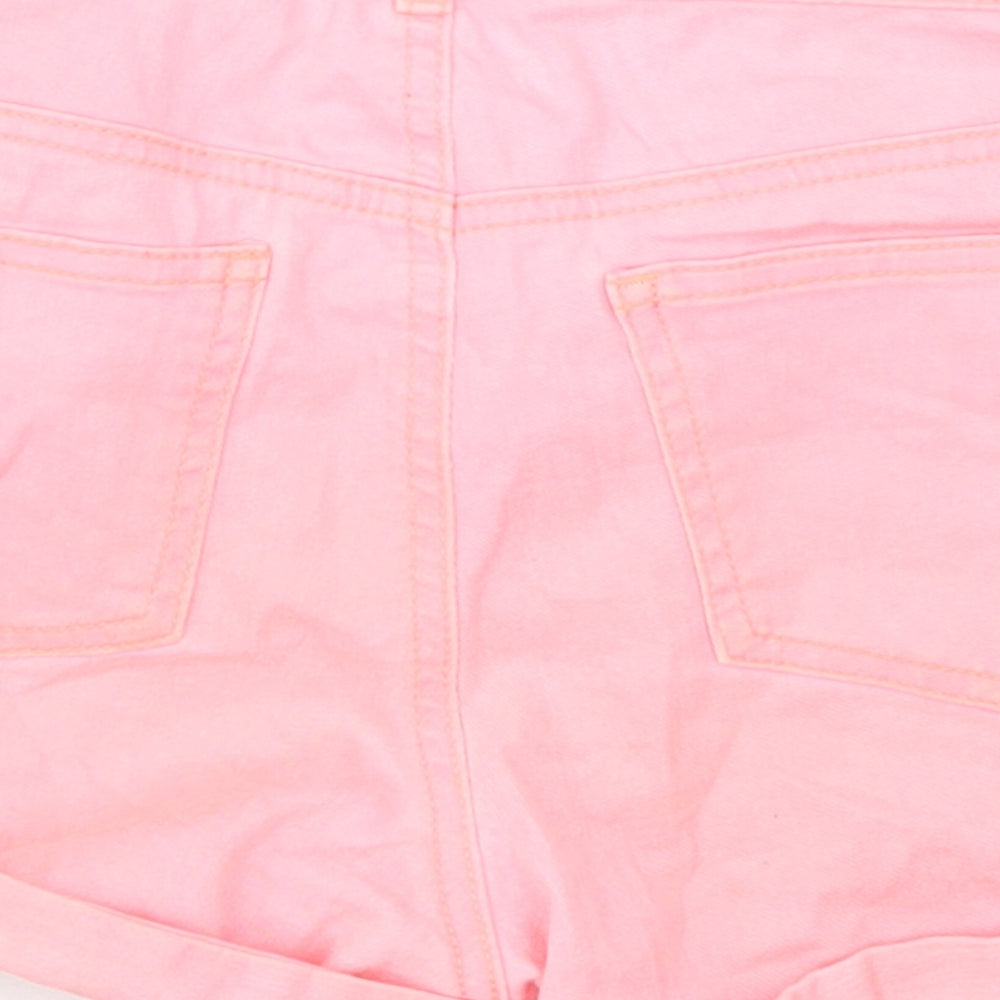 H&M Girls Pink  Cotton Mom Shorts Size 14 Years  Regular