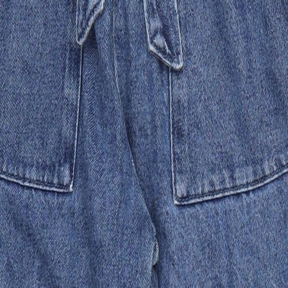 NEXT Girls Blue  Cotton Tapered Jeans Size 9 Years  Regular