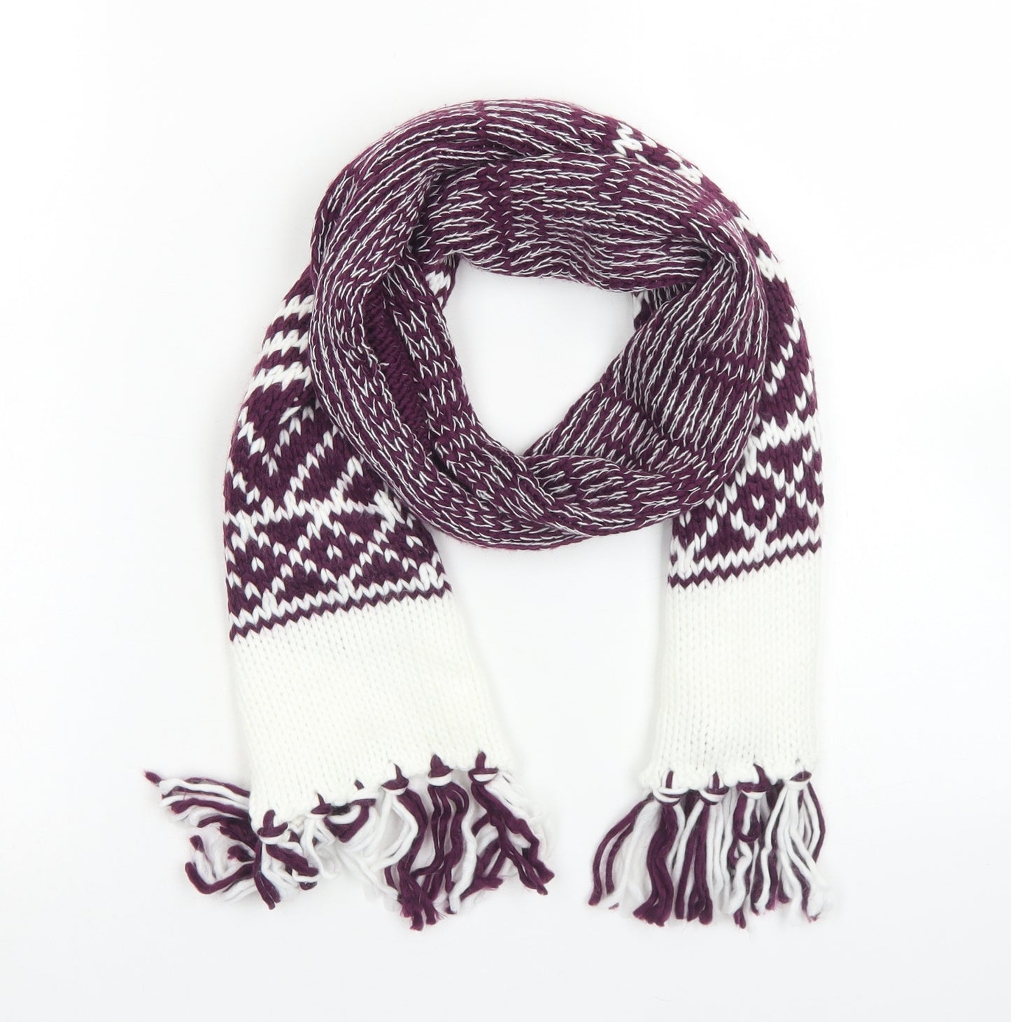 SoulCal&Co Womens Purple  Acrylic  Scarf
