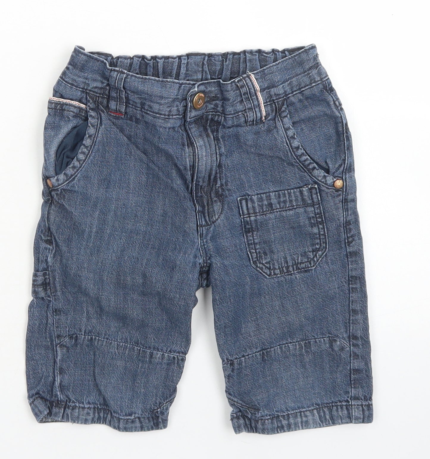 NEXT Boys Blue  Cotton Chino Shorts Size 6 Years  Regular
