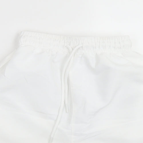 Aeropostale Mens White  Polyester Athletic Shorts Size XS L6 in Regular Drawstring