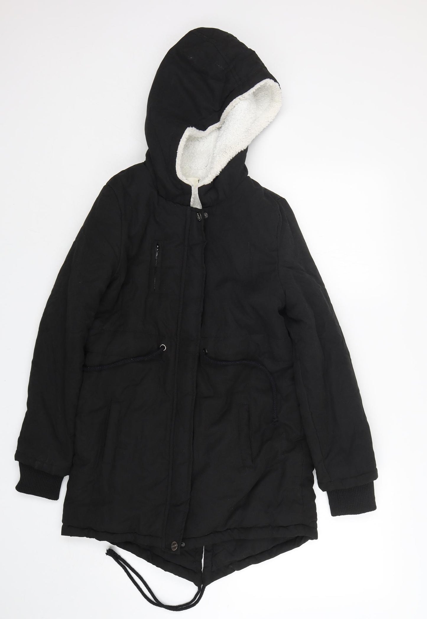 Baluoke Womens Black   Parka Coat Size M