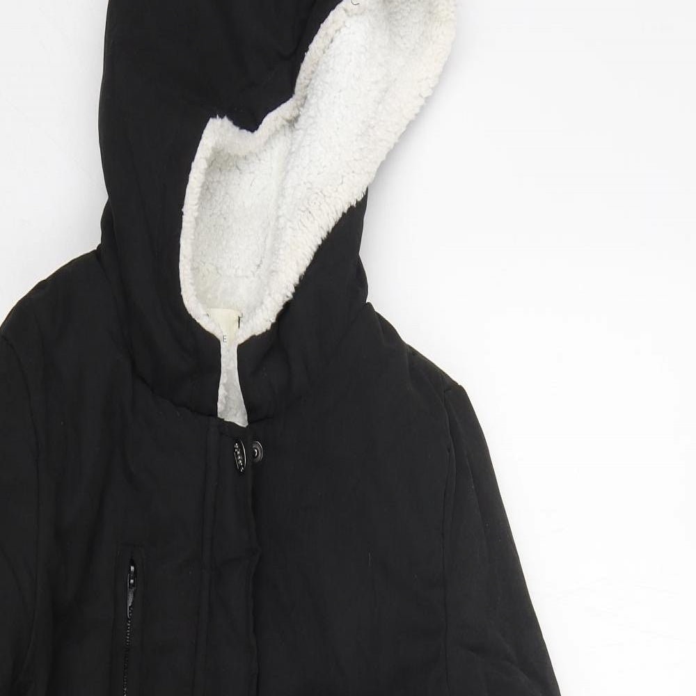 Baluoke Womens Black   Parka Coat Size M