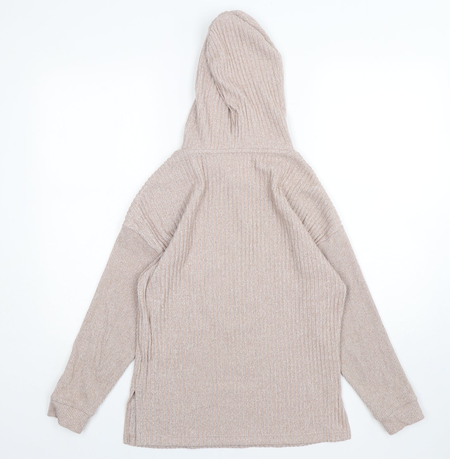 F&F Womens Beige  Polyester Pullover Hoodie Size XS